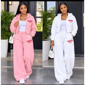 Ladies 3 pieces joggers- pink 