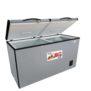 Binatone CDF-550i Chest Freezer - 520 Liters - Silver