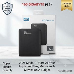 Other WD ELEMENT 160GB - External Hard Disk Drive Expansion - 3.0 Interface - Black