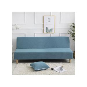 Anti-dust Sofa Elastic Bed Protective Slipcover - Blue / Size M