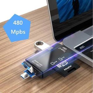 Other 6 IN 1 OTG Card Reader TYPE-C