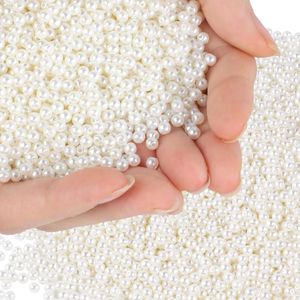 Pearl Beads for Craft, 1000pcs Plastic Pearls, 6mm Sew on Pearl Beads