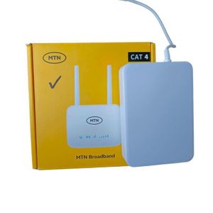MTN Broadband 4G LTE Router - Dual-Antenna Broadband - Wi-Fi - Desktop-SIM Card Slot - C4