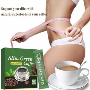 Green Coffee with Ganoderma – Herbal Coffee Blend for Daily Energy, Wellness & Active Lifestyle 18 Sachets (180g)