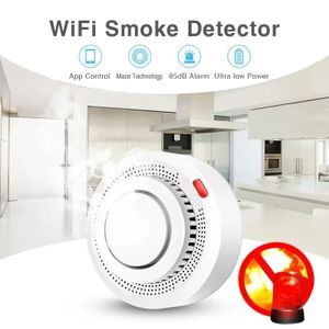 Smart smoke detector, WiFi APP high-sensitivity fire detector