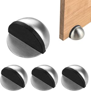 Door Stopper, 4 Pcs Self Adhesive Door Stoppers, Floor Door Stop
