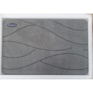 Simstyle Diatomite Stone Bath Mat (Quick Drying Floor Mat)