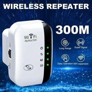 Mini 300Mbps WiFi Repeater - Black & White