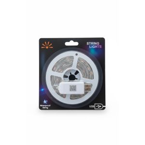 USB-Powered String LED Strip Xmas Lights - Decorative Christmas Lights - Multicolour