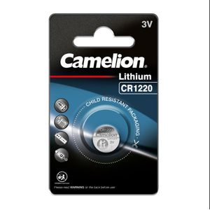 Camelion Button Cell Battery-Lithium 1 pack  x 10 (CR1220-BP1)