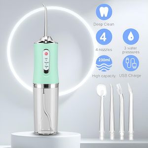 Oral Irrigator Portable Dental Teeth Cleaner Rechargeable  Electric Water Flosser & Oral Irrigator 