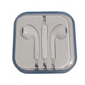 Classic In-Ear Wired Stereo Earphones with Remote & 3.5mm Headphone Plug – White