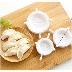 Meat pie Cutter- Set of 3-Piece Mixed Sizes - White