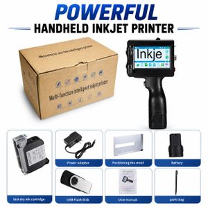 Handheld inkjet printer for coding and expiration date 