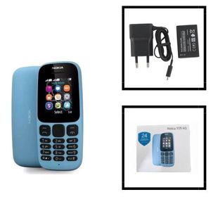 Durable  Nokia 105 Dual SIM 2G Keypad Mobile with Long-Life Lithium-Ion Battery and 1.8-Inch Display – Professional Grade Keypad Phone for Demanding Environments