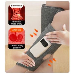 Portable Leg/Calf Massager For Circulation And Pain Relief - Grey/Black
