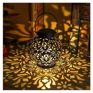 TodyJeyHo 1 Pack Hanging Solar Lights,Outdoor Ramadan Solar Lanterns Decorations
