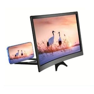 A Design 12-inch 3D curved screen magnifier for mobile phones.