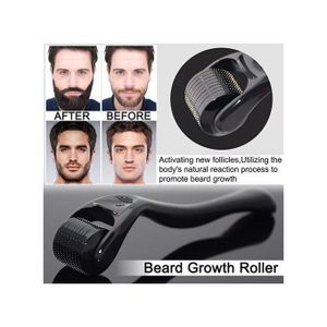 0.5mm Derma Roller Titanium Hair Growth Micro Needle-black