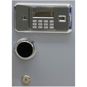 38.5Kg Grand Digital Safe With LCD Display Anti-Theft All-Steel Construction With 4 Locking Steel Bolts (L13.4 x W13.4 x H51.2)inch