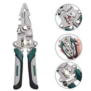 16-in-1 Foldable Multi-Function Wire Stripper,Wire Cutter Wire C-rimping Tool