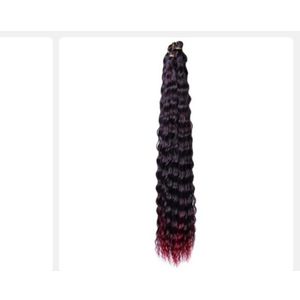 Deep wave braid hair extension 613