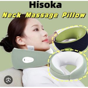 AD GALAXY Electric Neck Massaging and Relaxing Pillow - Multicolor 