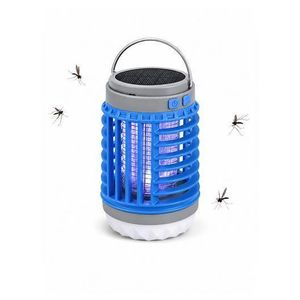3-in-1 Silent Use Ultraviolet Mosquito Killing Lamp - Blue