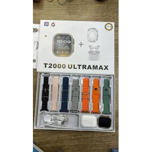 Latest T2000 UltraMax Smartwatch - Multicolor