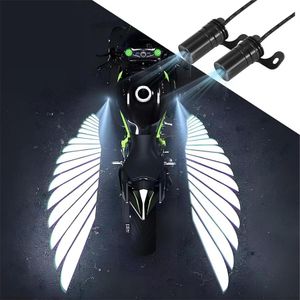 Universal Motorcycle LED Modification Projector Light - Angel Wings Spotlight