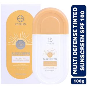Estelin All in One Multi Defense Tinted Sunscreen SPF 100 - 100 g