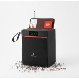 BoomBest Speaker LN-1036 LED Clock display Speaker - Wake Up to Superior Sound - Best Speaker for TV, Car, Laptop & PC