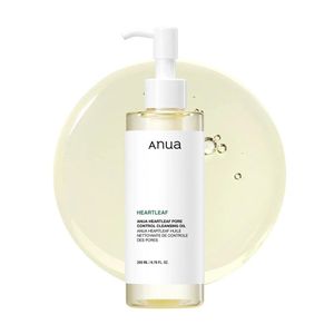 Anua Heartleaf Pore Control Cleansing Oil 200ml – Deep Pore Makeup & Sebum Remover