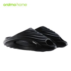 oraimo home CrestFrom Ergonomic Anti-Skid Slipper Black Slate 38-39