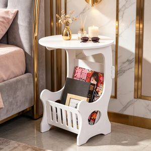 Living Room Mini Small Round Table Creative Minimalist Bedside Table