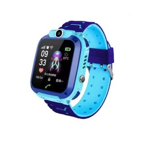 Kids Anti-lost LBS Location SOS Call Camera Fitness Smart Watch for Kids Children-Blue