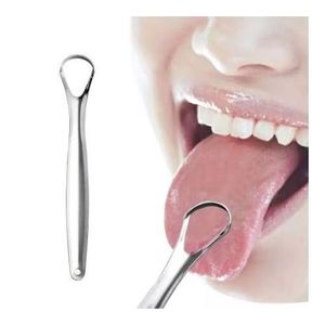 Oral Cleaning Tongue Brush Medical Stainless Steel