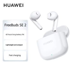 Huawei FreeBuds SE 2 In-ear Earphones, True Wireless Earbuds, 40-Hour Battery Life, IP54 Water and Dust Proof, Compact and Comfortable