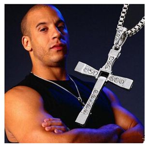Toledo Fast & Furious Pendant Cross Necklace Men's Woman Couple Accessories 