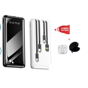4 in 1 inbuilt 20000 mAh Power bank + Ear piece & Pouch