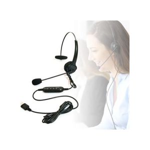 102U Computer Headset USB with Microphone Customer Service Headset