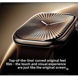 Premium Soft Glass Film For Apple Watch - Black