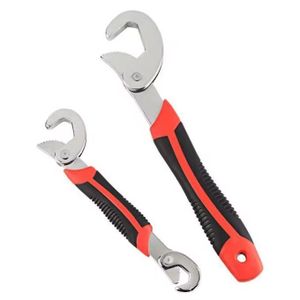 Caltucus Core 2 PCS Adjustable Universal Wrench Set, Wrench Tool Multifunctional Universal Wrench Adjustable Wrench Large Opening Fast