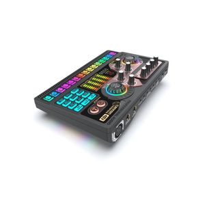 48V Multifunctional Wireless Bluetooth Mic Sound Card HiFi Recording Device X5 Audio Mixer (L22.5 x W14.5 x H4)cm / (L8.9 x W5.7 x H1.6)inch 