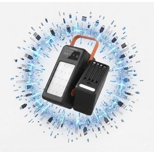 Discover 120000mah type c power bank with cables 22.5W fast charging power ever built for Laptop, IPhone, Android Use 