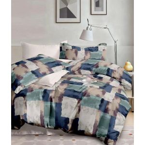 Bedsheethub Queen Size 4 Pillowcases 1 Bedsheet-Multicolored 