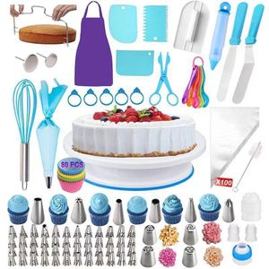 268 Cake Decorating Supplies Kits Sets - White 