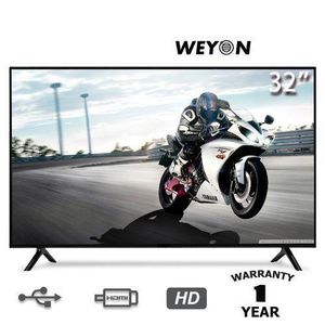 WEYON 32" Inches LED TV  +1 Year Warranty - Black