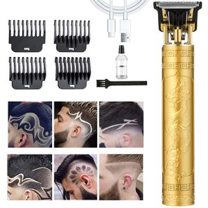USB Rechargeable Hair Clipper - Gold