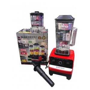 BARDEFU 2 In 1 Commercial Professional High-Power Multi-Purpose Blender - 9500W - 2.5L - Red